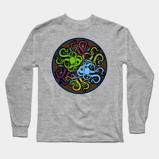 Octopus Mandala - Tentacles of Madness Long Sleeve T-Shirt